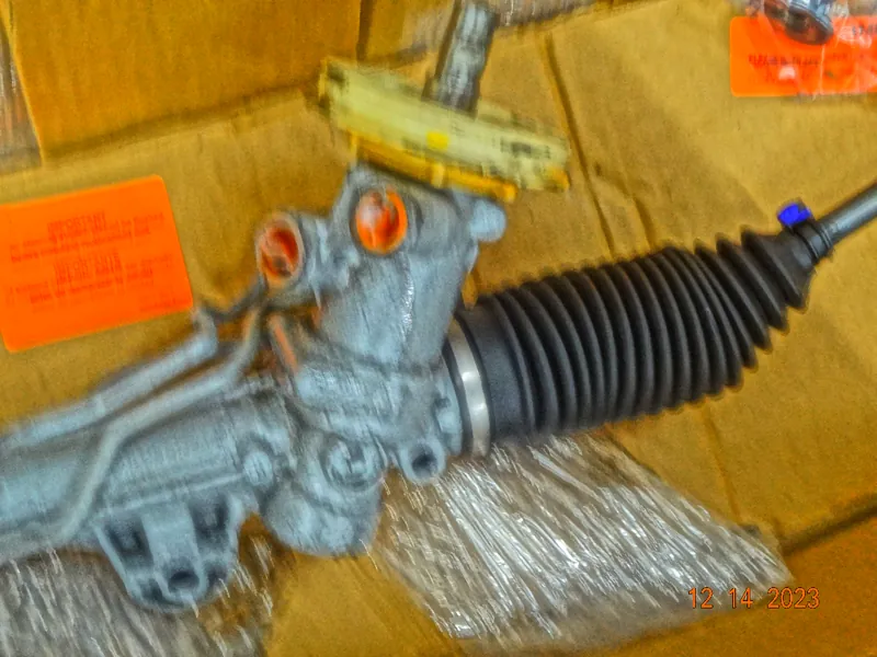 Replacement steering rack ready to install